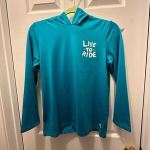 Boys hooded long sleeve shirt